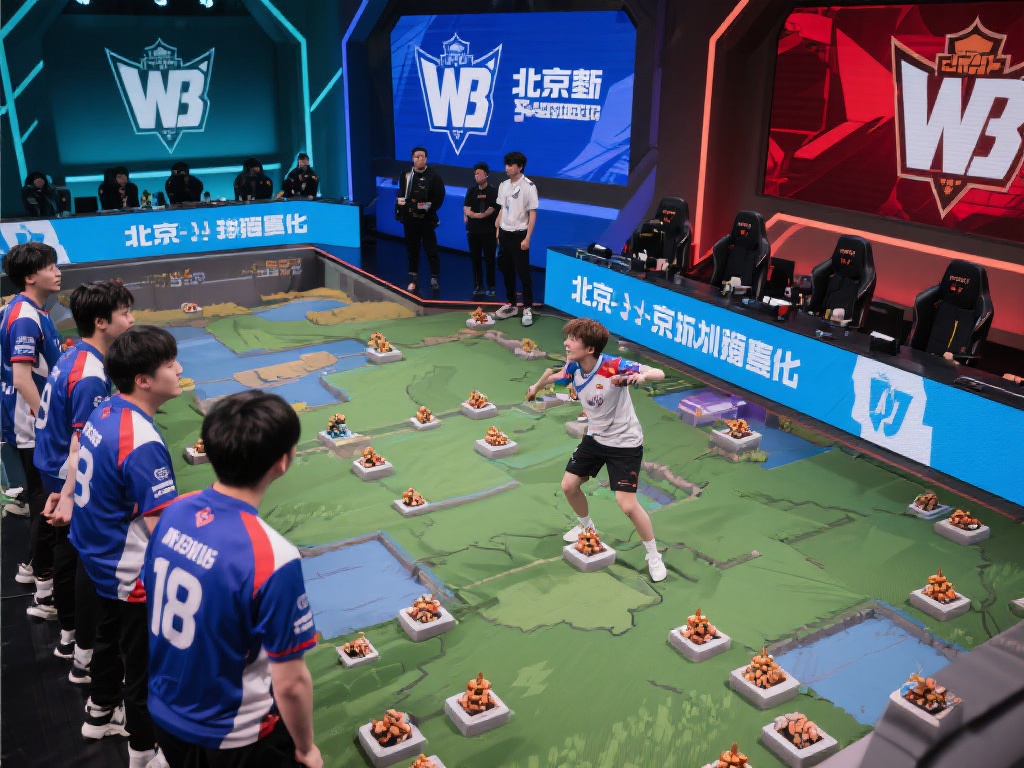 例如，在此前的一场对决中，北京WB巧妙利