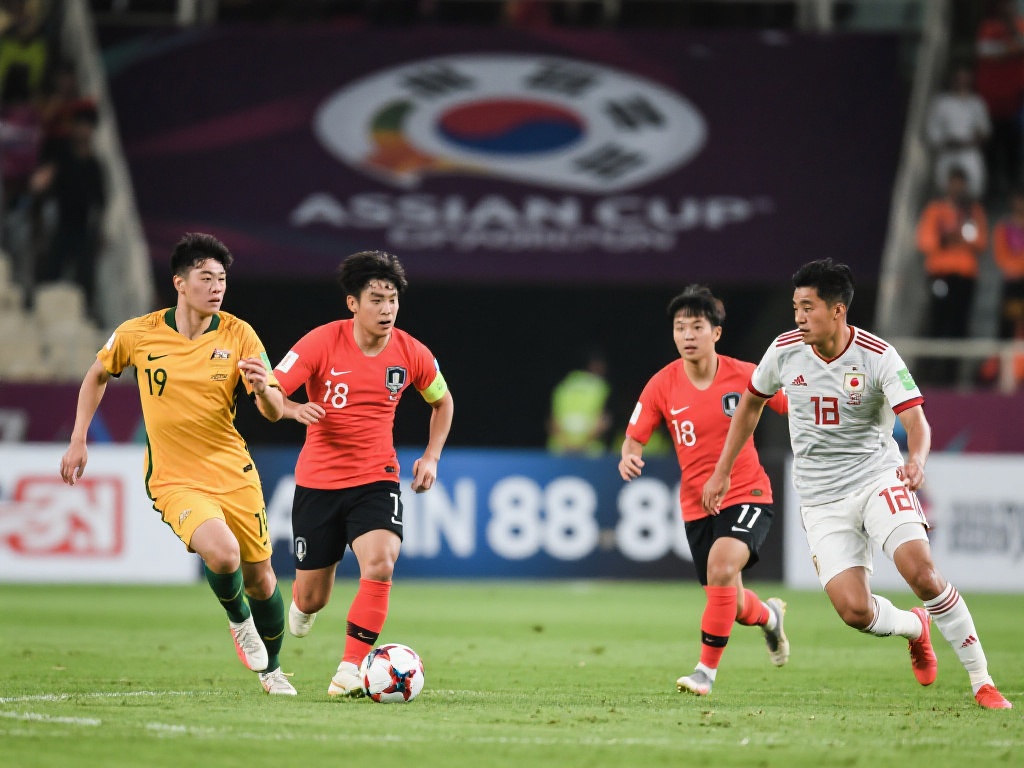 在亚洲足球激烈竞争的赛场上，亚洲杯8强赛